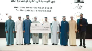 «برج الخير» يودع مليوني درهم لـ«وقف أم الإمارات» ومشروعات الهلال الأحمر